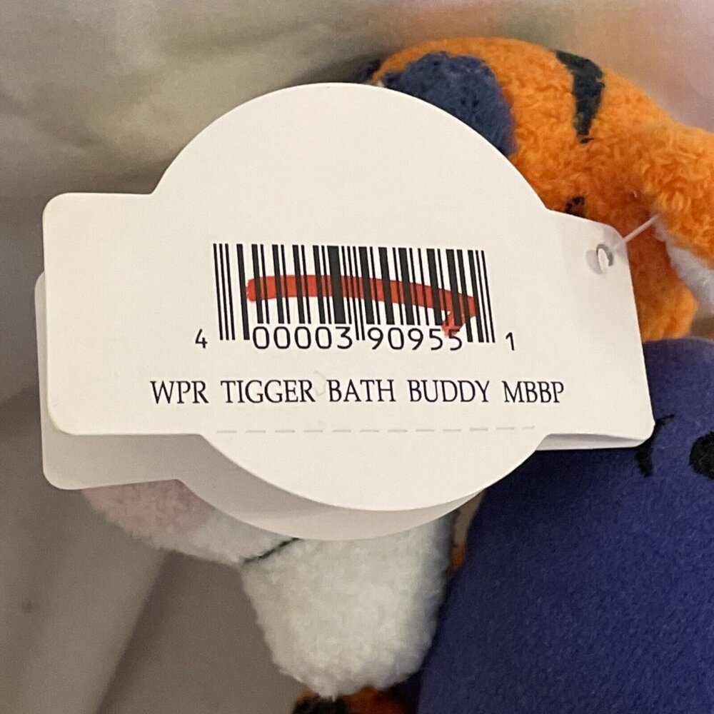 Tigger Bath Buddy Holding Dolphin with Tags Disneyland - Winnie the Pooh WPR 7 - Picture 7 of 12